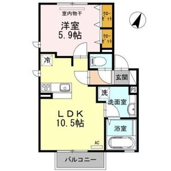 王子公園駅 徒歩13分 1階の物件間取画像